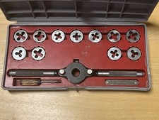 Vintage Sears Craftsman Kromedge SAE Tap & Die Set Made in USA 5203