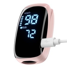 Rechargeable Pulse Oximeter with Accurate Fast Oximetry SpO2 Reading for Outd...