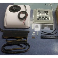 12V Camper RV Air Conditioner Kit Heat & Cool Rooftop Trailer Electric AC Unit