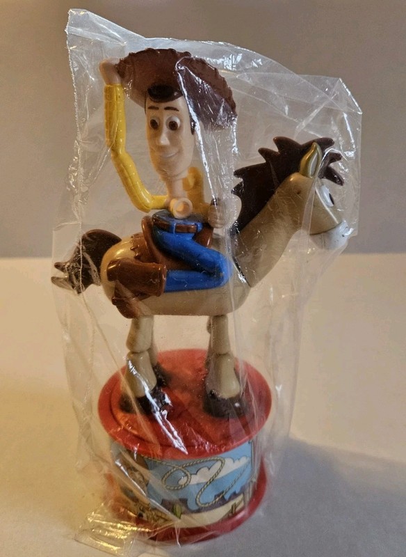 Toy Story 2 McDonalds Woody And Bullseye Vintage Toy