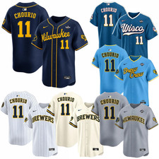 HOT Jackson 11 Chourio Brewers 2026 World Series All Color MEN Stitched Jersey
