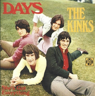 The Kinks  Days / She's Got Everything Picture Sleeve Rock Pop 1960's Listen