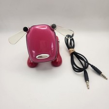 Hasbro Sega iDog Interactive Speaker Hot Pink W/ Aux. 1st Gen. 2005. Working