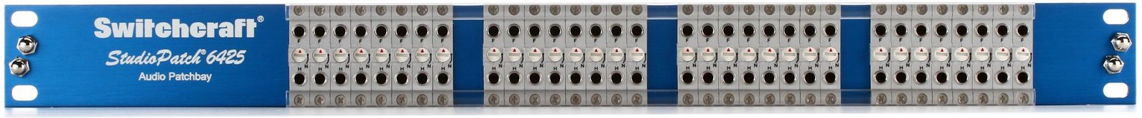 Набор патчей Switchcraft Studio Patch 6425 с 64 точками TT - DB25 Patchbay