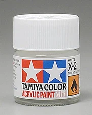 Tamiya Acrylic X-2 White Paint Jar 81502
