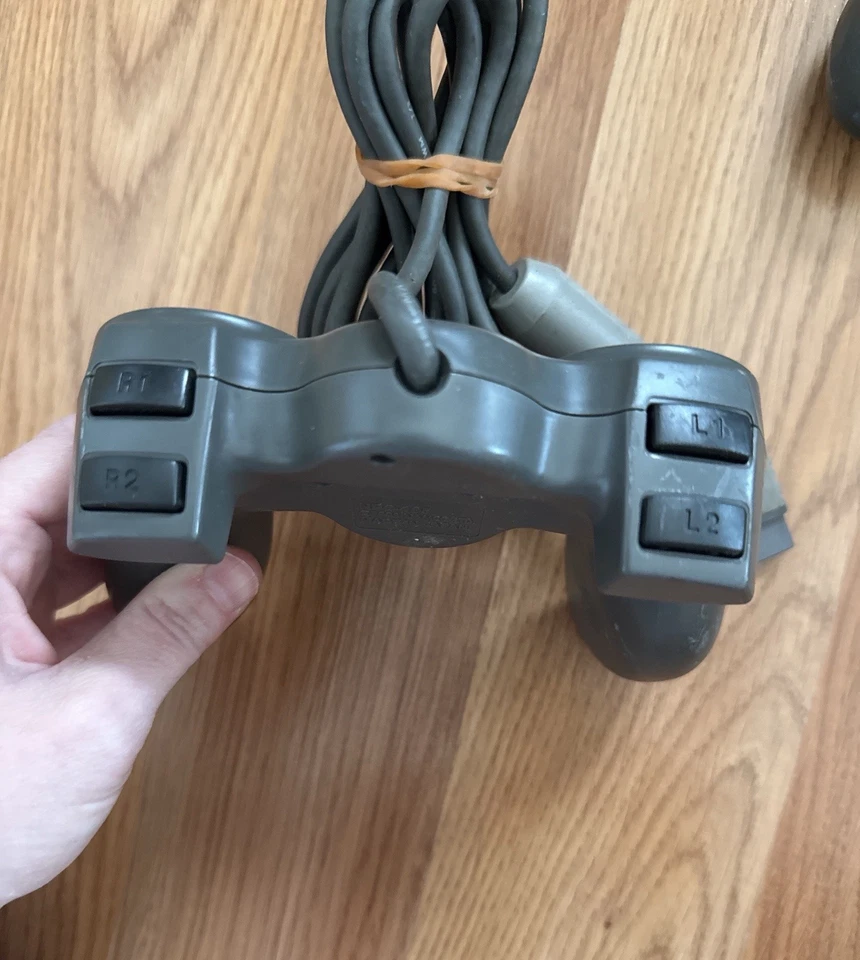 Controle PS JOGCON Jog Con Namco NPC-105 Control Pad Para Playstation PS1 - Imagem 4 de 4