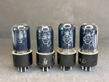 4 PCS 6P6S ( 6V6GT/6AY5/587 ) UNUSED VACUUM TUBES USSR AMP VALVES TESTED