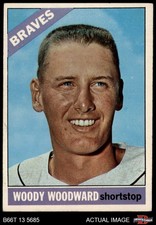 1966 Topps #49 Woody Woodward Braves 4 - VG/EX