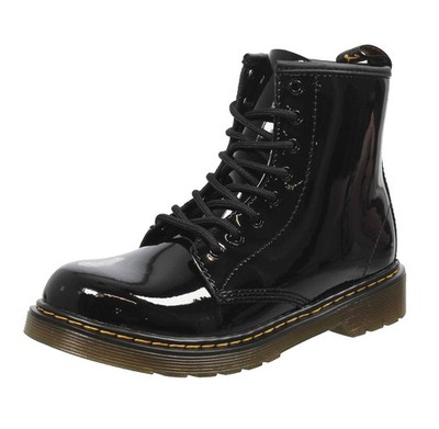 Dr. Martens 1460 J - Black Patent Lamper Schwarz - Junior Schuhe Mädchen