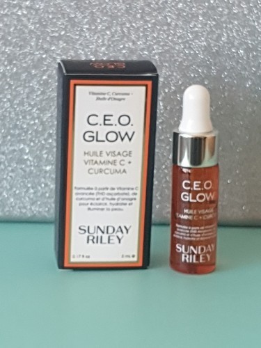 Sunday Riley CEO Glow Vitamin C + TURMERIC FACE OIL Mini 5ml New Travel Size - Picture 1 of 3