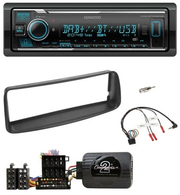 Kenwood Bluetooth Lenkrad DAB USB Autoradio für Peugeot 206 CC 1998-2002 - Bild 1 von 4