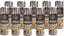 Metallic Bright Silver Spray Paint 400ml – High Gloss Finish| Multi Pack