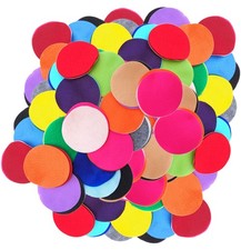 150 PCS 3/4 Inch Craft Felt Circles Mixed Color Assortment Arts Crafts Sewing