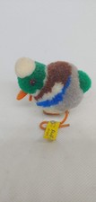 Early Steiff Woolen Erpel Duck 6cm All ID 1949-1958 6cm