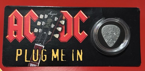 AC/DC Collector’s .999 Silver Guitar Pick. Unopened | eBay