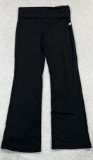 Vuori Halo Foldover Pant L Black Heather Yoga Flare Lounge Sweatpants VW4339 NWT