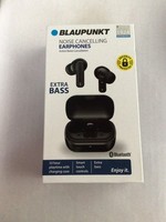 Blaupunkt Noise Cancelling Earphones BT ANC Extra Bass 33Hr Black Black