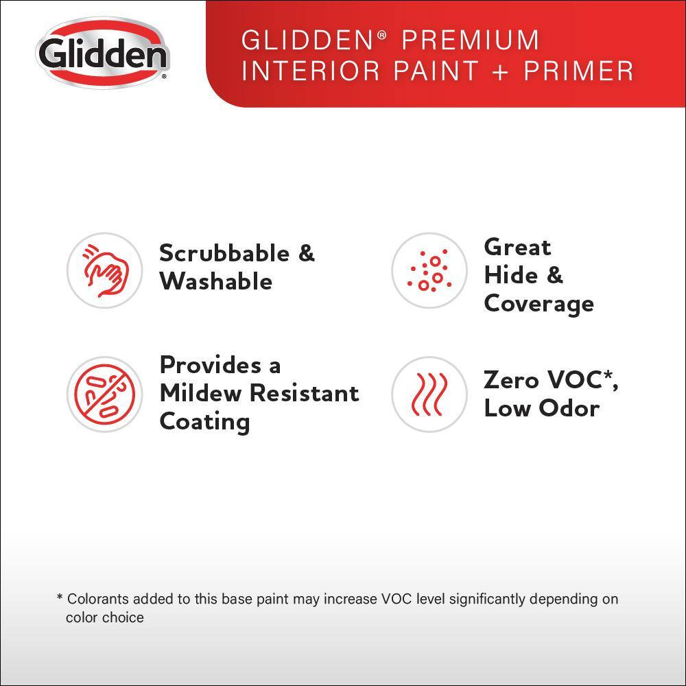 1 Qt. PPG0996-3 Statue Garden Eggshell Interior Latex Paint