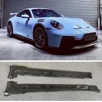 GT3 Style Carbon Fiber Side Skirt For Porsche Carrera S GTS 911 992 Replacement (For: Porsche 911 GT3)