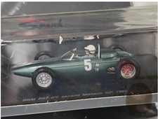 Spark 1:43 Monaco f1 brm p57 1963 Resin Diecast Model Car Hobby adult Gift Green