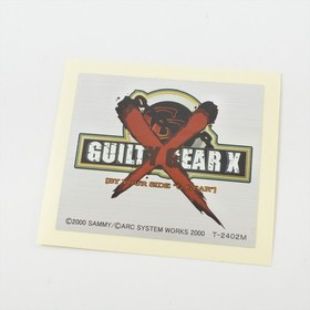 Dreamcast GUILTY GEAR X T-2402M With Sticker Spine * Sega 1674 dc