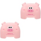 2 Pcs Papiertaschentücher Box Taschentücherbox Serviette Rosa -Gewebehalter