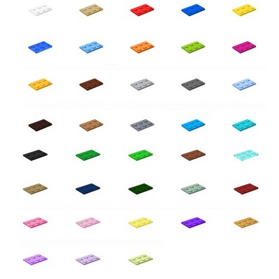50x 3021 Plate 2 x 3 100% Compatible Bricks, Pieces & Parts 100% Compatible