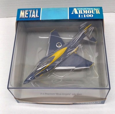 Collection Armour 1:100 F-4 Phantom Blue Angels Diecast Metal Model art. 5041 US