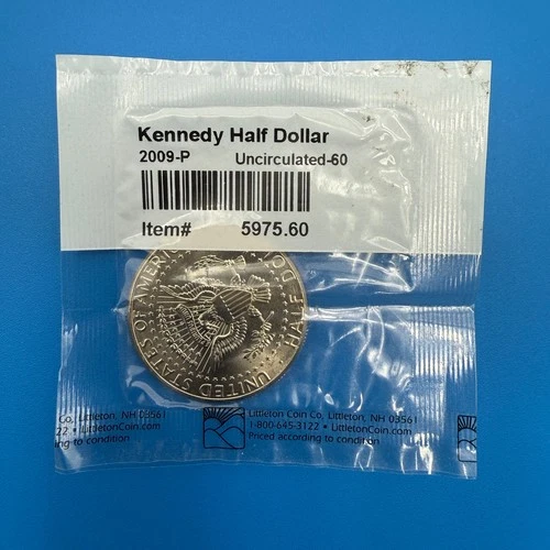 US Mint 2009 P Kennedy Half Dollar 50 Cent Coin Uncirculated