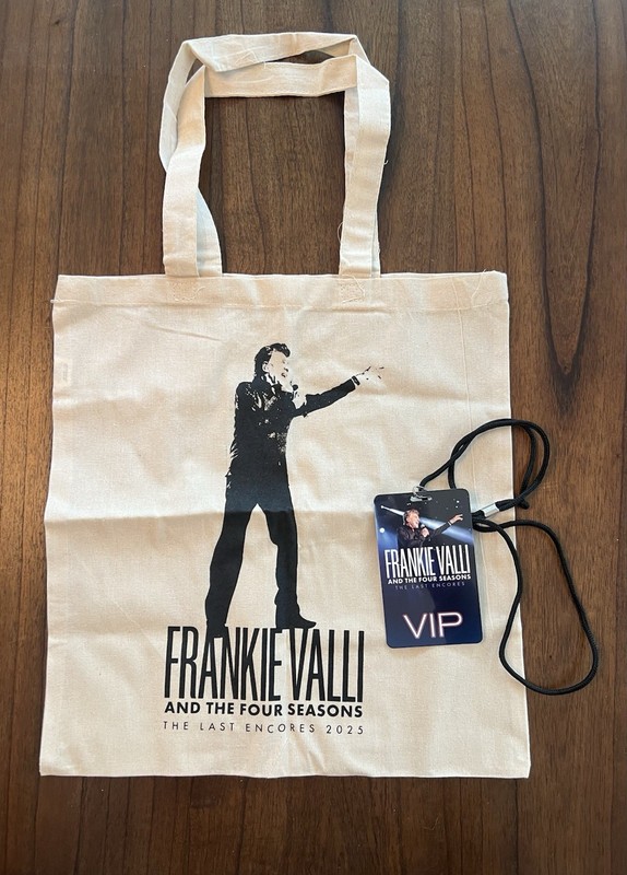 FRANKIE VALLI Tote Bag and Laminate & Lanyard 