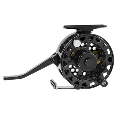 auto wind fly reel Semi-Automatic Fly Reel with Adjustable Drag Quick Spool Removal Made of  CNC