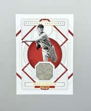 2021 PANINI NATIONAL TREASURES HERB PENNOCK #77 GAME USED PATCH 10/25 HOF SP