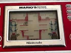 Nintendo Game and Watch Mario's Cement  Factory Vintage Full Working Order