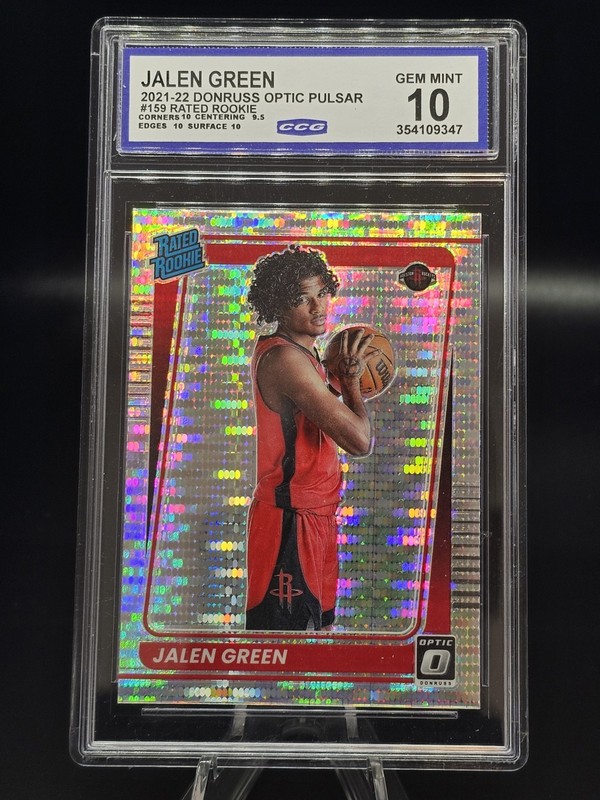 2021-22 Panini Donruss Optic - Rated Rookie Jalen Green #159 Pulsar Prizm (RC)