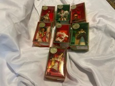 VTG Sears AROUND THE WORLD 7  Christmas Ornaments I Original Boxes & Tags 1980’s
