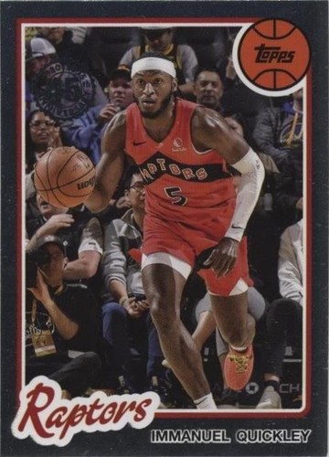 2025-26 Topps Flagship Gold Mirror Immanuel Quickley Raptors Case 