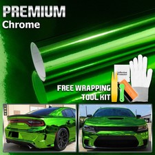 Chrome 9 Colors Vinyl Film Wrap Sticker Decal Air Release Bubble Free Sheet