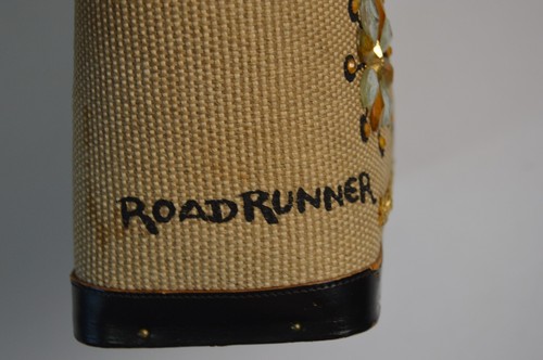 Vintage Enid Collins Roadrunner Purse Handbag MCM Canvas & Leather Southwest - Picture 16 of 24