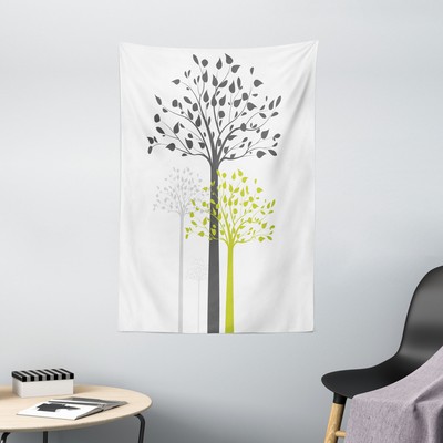 Apartment Tapestry Mother Nature Trees Print Wall Hanging Decor