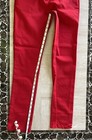 Agaci Women’s Tomato Red Skinny Pants, Size Medium — photo 4