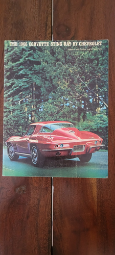 ORIGINAL Chevrolet 1966 Corvette Sales Brochure & Color Mag Ad