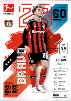 Match Attax EXTRA 2021/2022  Nr.557 - Iker Bravo