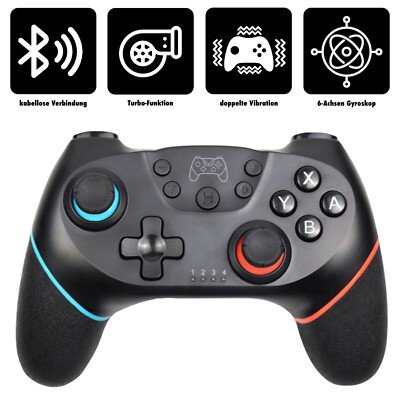Wireless Pro CONTROLLER GAMEPAD + Ladekabel für Nintendo Switch 1 | 2 (NEU)   