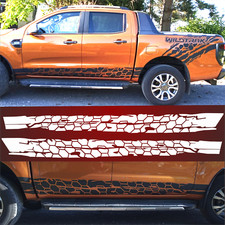 1 Set  Waben Farb Spur Aufkleber 260cm 4x4 Pick UP Dekor 4 x 4 2AB Geländewagen 