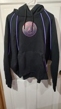 Sudadera con Capucha Jordan Paris Saint Germain PSG Negra CZ7497-010 Para Mujer Talla XXL NUEVA