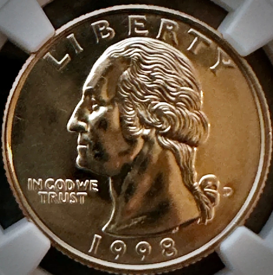 1998-D Washington Quarter NGC MS66 PL Rare Proof Like Gem - Image 3 of 4