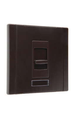 Pass & Seymour Titan Series Fluorescent 2 Wire Dimmer, Brown wall switch