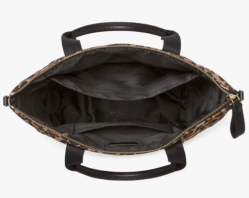 Kate Spade Chelsea Leopard Large Convertible Nylon Backpack KI375 Leopardo NWT F - Bild 5 von 20