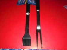 Kingsford Stainless Steel BBQ Fork And Basting Brush NEW
