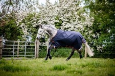 Horseware Rambo Original lite 100 g navy/ orange Regendecke Weidedecke Premium